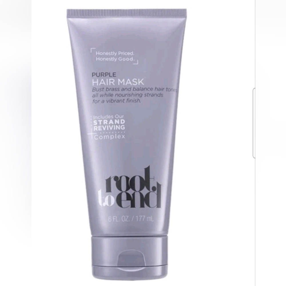 Root to End Purple Hair Mask Strand Reviving Complex VEGAN! BRIGHTEN YOUR BLONDE